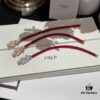 692ff40d99f2d84055c8dc2c Fred #Horsebit Full Diamond Red Steel Rope Bracelet