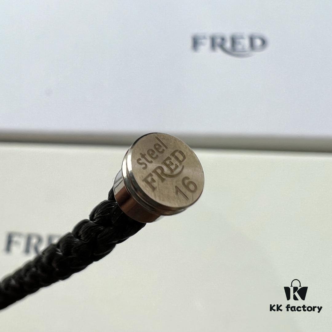 692ff41299f2d84055c8dc35 New Arrival! Couple Bracelet by Fred, One-to-One Precision Craftsmanship, Stainless Steel Braided Chain with Micro-Paved Design, Must-Have Fashion Accessory for Trendsetters