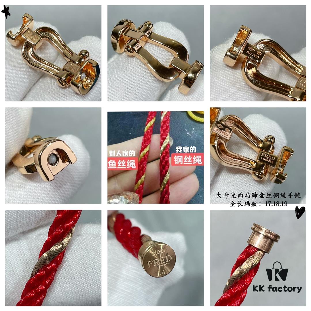 692ff41699f2d84055c8dc39 New Arrival ❤️ Fred Large Smooth Horsehoof Gold-Plated Steel Cable Bracelet 👉🏻 Luxury Fashion Exquisite 💠⭐️ High-End Custom Design – Thickened 18K Gold Electroplated Craftsmanship, Precision Micro-Setting, Must-Have Accessory for Influencers and Fashion Enthusiasts