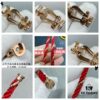 692ff41d99f2d84055c8dc44 New Release! Fred Large Half-Diamond Horseshoe Gold-Plated Steel Cable Bracelet – High-End Fashion, Exquisite Craftsmanship