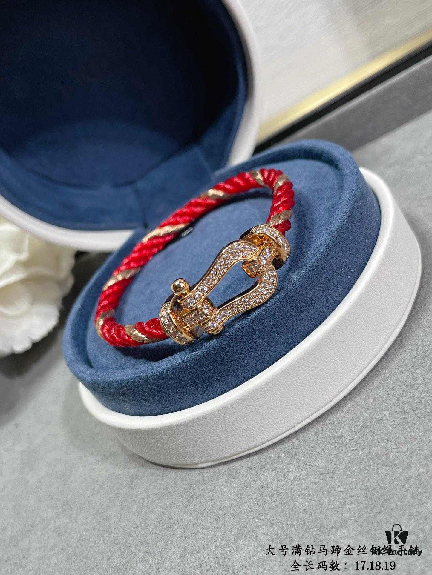 692ff42399f2d84055c8dc51 New Arrival Fred Large Full Diamond Horsehoof Gold Wire Steel Bracelet – Luxury Fashion Elegant High-End Custom Design, Thickened 18K Gold Plated Craftsmanship, Precision Micro-Pave, Must-Have Item for Influencers and Style Enthusiasts