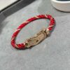 692ff42799f2d84055c8dc56 New Release! Fred Large Semi-Pave Cross Knot 18K Gold Plated Steel Cable Bracelet