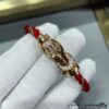 692ff42a99f2d84055c8dc5c New Release! Fred Large Semi-Pave Cross Knot 18K Gold Plated Steel Cable Bracelet