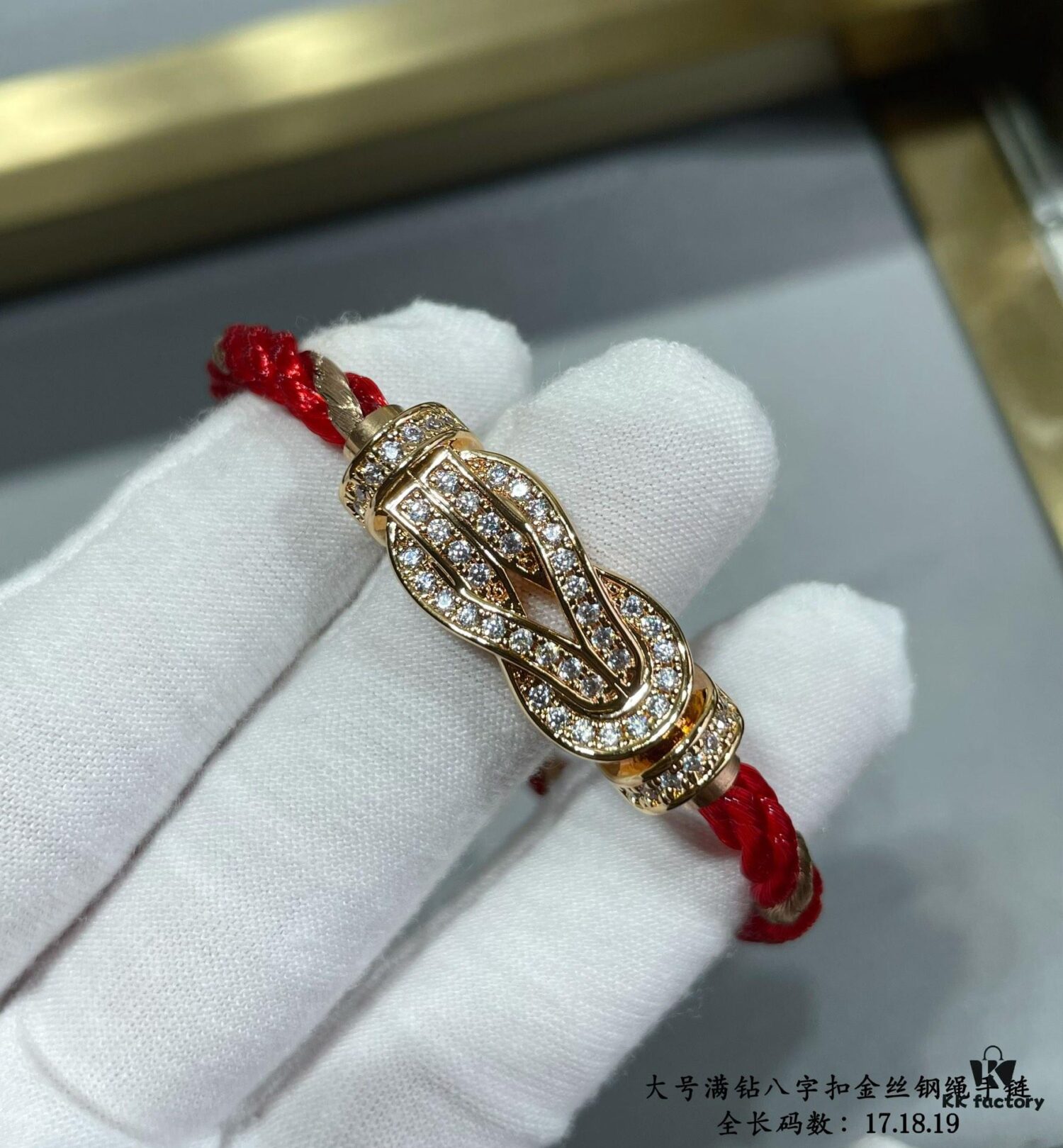 692ff42d99f2d84055c8dc62 New Arrival ❤️ Fred Large Full Diamond Infinity Clasp Gold-Plated Steel Rope Bracelet – Luxury Fashion Elegant High-End Custom Design, Thickened 18K Gold Plating, Precision Micro-Pave, Must-Have for Influencers and Style Enthusiasts