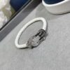 692ff44e99f2d84055c8dc8e Fred Large Black and White Diamond Horseshoe White Rope Bracelet - Luxury Fashion Exquisite Craftsmanship