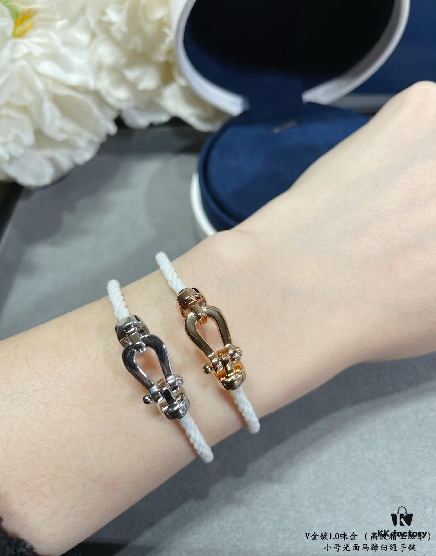 692ff45b99f2d84055c8dc9f FRED Junior Cable Matte White Rope Bracelet - Luxury Fashion Elegant Design, High-End Customized 18K Gold Plated Thickened Craftsmanship, Micro-Pave, Must-Have Accessory for Influencers and Style Seekers
