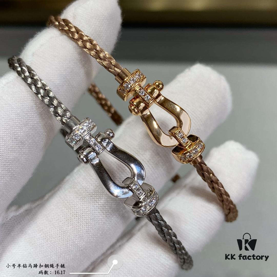 692ff47b99f2d84055c8dcc8 FRED-inspired Small Half-Diamond Horseshoe Steel Rope Bracelet, Luxury Fashion Exquisite Craftsmanship, Thickened 18K Gold Plated, Micro-Pave Design, Must-Have Item for Trendsetters and Fashion Enthusiasts