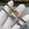692ff47f99f2d84055c8dccf Fred Small Smooth Horseshoe Knot Steel Rope Bracelet - Luxury Fashion Exquisite Design, High-End Customized 18K Gold Plated Thickened Craftsmanship