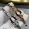 692ff48e99f2d84055c8dce9 Fred Large Half-Diamond Horseshoe Buckle Steel Rope Bracelet - Luxury Fashion Exquisite High-End Custom Design with Thickened 18K Gold Plating, Precision Micro-Inlay, a Must-Have for Influencers and Style Enthusiasts