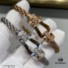 692ff48e99f2d84055c8dcea Fred Large Half-Diamond Horseshoe Buckle Steel Rope Bracelet - Luxury Fashion Exquisite High-End Custom Design with Thickened 18K Gold Plating, Precision Micro-Inlay, a Must-Have for Influencers and Style Enthusiasts