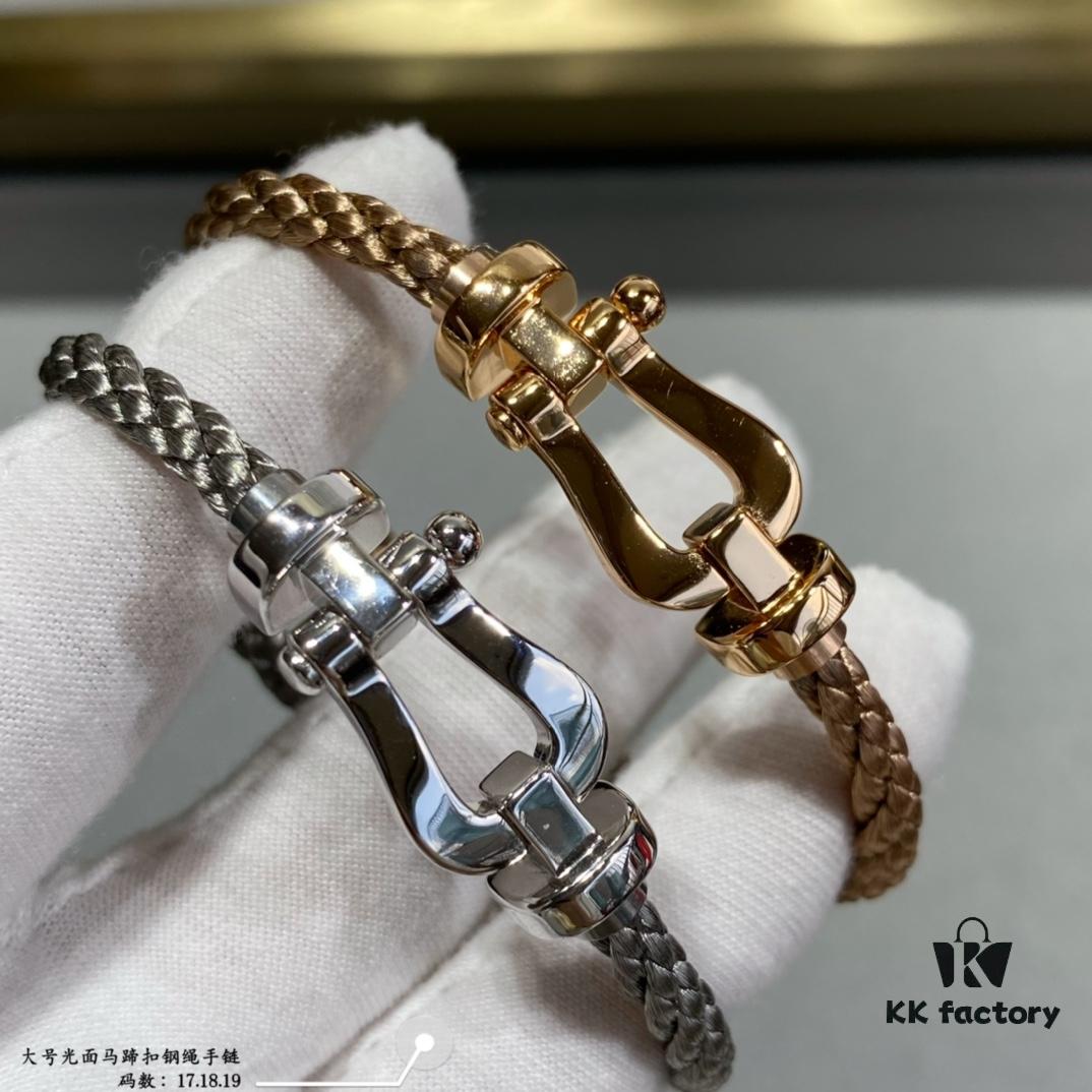 692ff49499f2d84055c8dcf1 Freder Large Smooth Horseshoe Buckle Steel Rope Bracelet – High-End Custom Fashion Statement, Thickened 18K Gold Plated Craftsmanship, Precision Micro-Set Design, Must-Have Accessory for Influencers and Style Enthusiasts