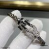 692ff49c99f2d84055c8dcf9 Fred Black and White Diamond Large Hoop Buckle Steel Rope Bracelet - Luxury Fashion Elegant Design, High-End Customized Thickened 18K Gold Plated Craftsmanship, Micro-Pave Workmanship, Must-Have Item for Influencers and Fashion Enthusiasts