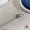 692ff4a199f2d84055c8dd00 Fred Black and White Diamond Large Hoop Buckle Steel Rope Bracelet - Luxury Fashion Elegant Design, High-End Customized Thickened 18K Gold Plated Craftsmanship, Micro-Pave Workmanship, Must-Have Item for Influencers and Fashion Enthusiasts