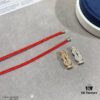 692ff4a999f2d84055c8dd0d Fred Small Full Diamond Infinity Knot Red String Bracelet, Luxury 18K Gold Plated, Precision Micro-Inlay, Fashionable and Elegant Design