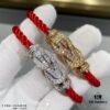 692ff4cb99f2d84055c8dd2c Fred Large Full Diamond Cross Knot Red String Bracelet, High-End Customized Fashion Jewelry, Thickened 18K Gold Plated Craftsmanship, Micro-Pave Workmanship, Must-Have for Trendsetters
