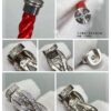 692ff4d499f2d84055c8dd31 Fred Large Full Diamond Cross Knot Red String Bracelet, High-End Customized Fashion Jewelry, Thickened 18K Gold Plated Craftsmanship, Micro-Pave Workmanship, Must-Have for Trendsetters