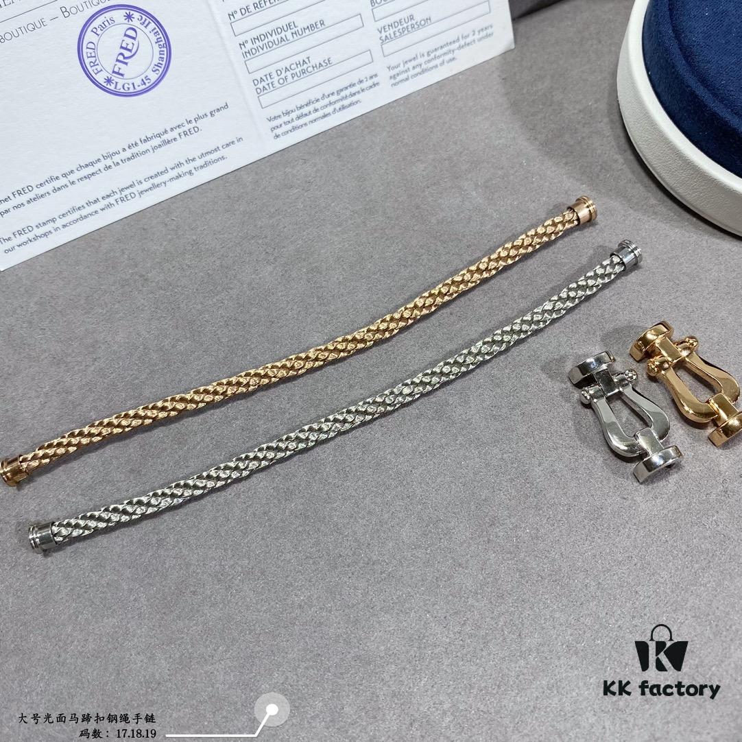 692ff4d599f2d84055c8dd33 Freder Large Smooth Horseshoe Buckle Steel Rope Bracelet – High-End Custom Fashion Statement, Thickened 18K Gold Plated Craftsmanship, Precision Micro-Set Design, Must-Have Accessory for Influencers and Style Enthusiasts