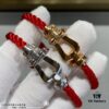 692ff4d899f2d84055c8dd36 Fred Large Smooth Horsehoof Knot Red String Bracelet, Luxury Fashion Exquisite Design, High-End Customized 18K Gold Plated Thickened Craft, Micro-Pave Precision Workmanship, Must-Have Accessory for Influencers and Style Enthusiasts, Platinum