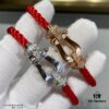 692ff4e199f2d84055c8dd3d Fred Large Semi-Paved Horsehoof Knot Red String Bracelet - Luxury Fashion Exquisite Design, High-End Customized Thickened 18K Gold Plated Craftsmanship, Micro-Inlaid Workmanship, Must-Have Item for Influencers and Fashion Enthusiasts, Platinum