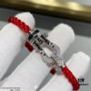 692ff4ec99f2d84055c8dd48 New Release ❤️ Fred Large Black and White Diamond Horsehoof Charm Red String Bracelet - Luxury Fashion Elegant Design