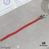 692ff4f099f2d84055c8dd4c New Release ❤️ Fred Large Black and White Diamond Horsehoof Charm Red String Bracelet - Luxury Fashion Elegant Design