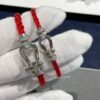 692ff51199f2d84055c8dd6b FRE*D Half-Diamond Horseshoe Knot Red String Bracelet, CNC Precision Carved, High Quality Evident from Real Photos