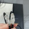 Large Fred Black Rope Button Bracelet, Unique and Stylish Design with Premium CNC Craftsmanship