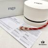 Zhang Tian'ai Same-style FRED Féder Chance Infinie Large 18K Rose Gold Ruby Diamond Bracelet