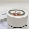 692ff54f99f2d84055c8ddc2 Zhang Tian'ai Same Style FRED Féder Chance Infinie Large 18K Rose Gold Ruby Diamond Bracelet