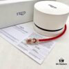 692ff55199f2d84055c8ddc7 Zhang Tian'ai Same-style FRED FRED Force Infinie Large 18K Rose Gold Ruby Diamond Bracelet