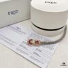 692ff55599f2d84055c8ddcb Zhang Tian'ai Same Style FRED Féder Chance Infinie Large 18K Rose Gold Ruby Diamond Bracelet
