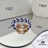 692ff55c99f2d84055c8ddd6 FRED FRED Force 10 Large Half-Pave Diamond Bracelet