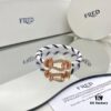 692ff56099f2d84055c8ddde FRED Fred Force 10 Large Half-Paved Diamond Bracelet
