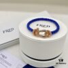 FRED Fred Force 10 Large Half-Paved Diamond Bracelet