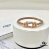 FRED Fred Force 10 Large Half-Paved Diamond Bracelet