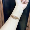 FRED Fred Force 10 Large Half-Paved Diamond Bracelet