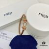 FRED Fred Force 10 Large Half-Paved Diamond Bracelet