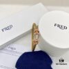 692ff56a99f2d84055c8ddf2 FRED Fred Force 10 Large Half-Paved Diamond Bracelet