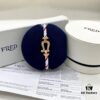 692ff56f99f2d84055c8ddfe FRED Fred Force 10 Large Half-Pave Diamond Bracelet