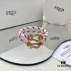 692ff57299f2d84055c8de03 FRED Fred Force 10 Large Half-Pave Diamond Bracelet
