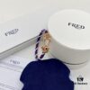 FRED FRED Force 10 Large Half-Paved Diamond Bracelet