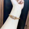 692ff57499f2d84055c8de07 FRED Fred Joaillerie Force 10 Large Half-Paved Diamond Bracelet