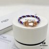 FRED FRED Force 10 Large Half-Paved Diamond Bracelet