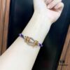FRED FRED Force 10 Large Half-Paved Diamond Bracelet