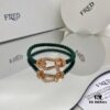 692ff57d99f2d84055c8de19 FRED FRED Force 10 Large Half-Paved Diamond Bracelet