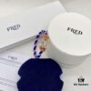 FRED Force 10 Large Half-Paved Diamond Bracelet