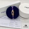 FRED Force 10 Large Half-Paved Diamond Bracelet
