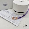 FRED Force 10 Large Half-Paved Diamond Bracelet