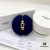 FRED Force 10 Large Half-Pave Diamond Bracelet