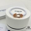 FRED Force 10 Large Half-Diamond-Paved Bracelet
